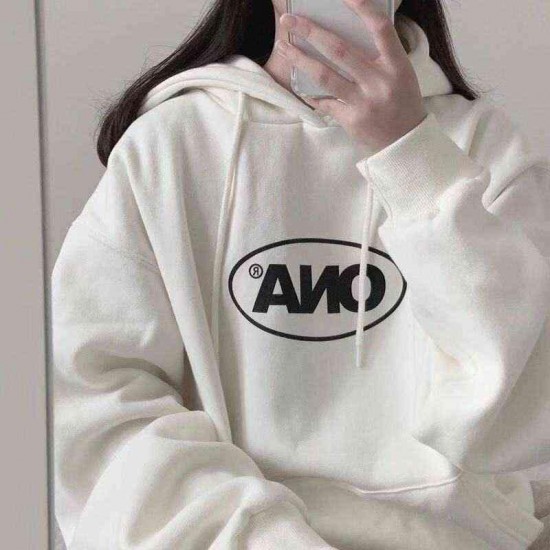 Hoodies Women Plus Velvet Warm Winter and Spring Soft Harajuku Chic Letter Couples Hoodie with Hat Basic Style Womens Sweatshirt 220122