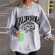 Letter Print Sweatshirts Woman Drop-shoulder Long Sleeve Fleece Loose Women Sweatshirts Autumn Casual Fashion Ladies Top 220122