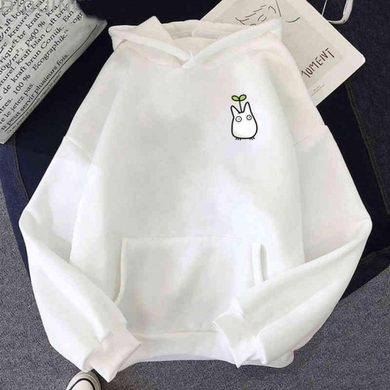 Japanese Anime Totoro Graphic Sweatshirt Harajuku Female Clothes Studio Ghibli Kawaii Hoodies Funny Cartoon Hoody Women 220124