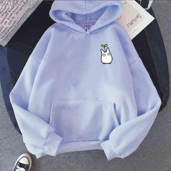 Japanese Anime Totoro Graphic Sweatshirt Harajuku Female Clothes Studio Ghibli Kawaii Hoodies Funny Cartoon Hoody Women 220124