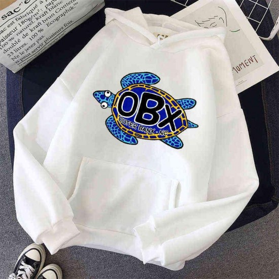 Outer Banks Pogue Life cartoon custom basic Sweatshirt Harajuku Unisex student Casual Hooded Pullover Thicken Coat Hoodies 220124