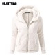 Autumn Winter Warm Jacket Women Hooded S-5XL Casual Female Hoodies Sweatershirt Zipper Coat Solid Soft Fleece 220124