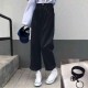 Boyfriend Jean Summer Denim Solid High Waist Loose Casual Straight Korean Streetwear Lady Trouser Vintage Harem Long Pant 220124