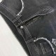 High Waist Ladies Jeans Fashion Sexy Straight Pants Large Size Comfortable Vintage Washable Black Elastic 220122