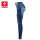 2077 Youaxon Women`s Motorcycle Biker Zip Mid High Waist Stretch Denim Skinny Pants Motor Jeans For Women 220124