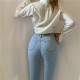 Women's Jeans Push Up Hips Elastic High Waist Blue Denim Pants Fashion Sexy Stretch Slim Casual Trousers 2022 Summer Women Streetwear