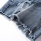 Fashion fringed ripped shorts casual women jeans High-waisted jean Exquisite workmanship comfortable womens clothing