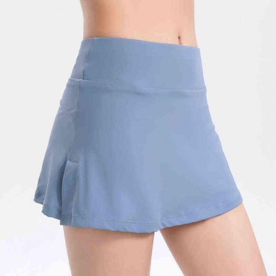 womens yoga short High waist elastic quick dry anti light skirt pants leisure fitness dance summer dress