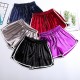 Women's Shorts Summer Leisure Women Contrast Binding Side Split Elastic Waist Loose Casual Yo-Ga Short