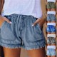 Women's Shorts Fashion Women Denim Jeans All-match Sexy Summer High Waist Short Lady Push Up Skinny Slim 5 Color