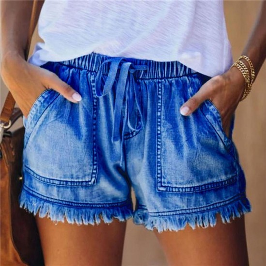 Women's Shorts Fashion Women Denim Jeans All-match Sexy Summer High Waist Short Lady Push Up Skinny Slim 5 Color