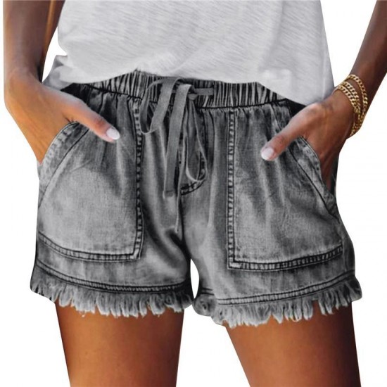 Women's Shorts Fashion Women Denim Jeans All-match Sexy Summer High Waist Short Lady Push Up Skinny Slim 5 Color