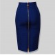 Wholesale- Nerw Sexy Fashion Red Black Bandage Pencil Skirt New Arrival Elastic Bodycon Skirts 54cm