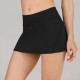 L-02 Yoga Running Pleated Sports Skirt Student Fitness Tennis Skirt Dress Quick-drying Double-layer Anti-exposure Sexy Gym Women Skirts