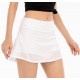 L-02 Yoga Running Pleated Sports Skirt Student Fitness Tennis Skirt Dress Quick-drying Double-layer Anti-exposure Sexy Gym Women Skirts