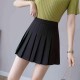 Zoki Sexy Women Pleated Skirt Summer High Waist Chic A Line Ladies Pink Mini Korean Zipper Preppy Style Girls Dance 220125