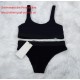 2021 Summer Sexy Two-pieces Bikini For Women Swimsuit With Letters Fashion Perspective Swimwear Lady Bathing Suits Multi Styles S-XL