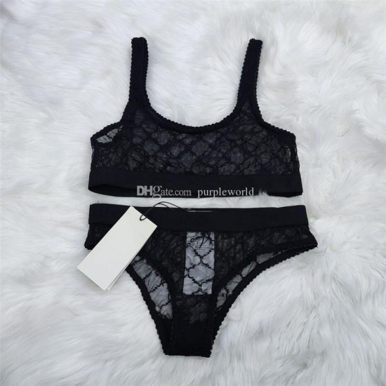 3 Colors Sexy Women Bra Sets Classic Jacquard Lace Lady Lingeries Birthday Gift for Girls Trendy Underwear