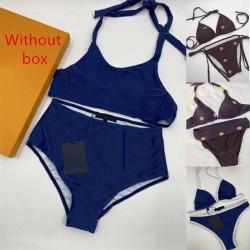 Womens Sexy Bikini Swimwear Fashion Classic Pattern Printed Beach Swimsuit Various Styles Close-fitting and Comfortable Women Underwear