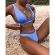 Sexy Bikini 2021 Solid Swimsuit Women Swimwear Push Up Brazilian Bathing Summer Beach Wear Swimming Suit S M L XL