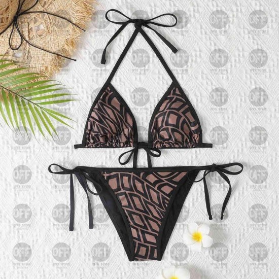 Women Bikinis Set Sexy Clear Strap Swimsuit Stars Shape Swimwear Ladies Bathing Suit Fashion Beach Clothes Summer Womens Biquini 22ss