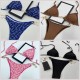 Fashion Bikini Designers G Chain black Women Swimsuits bikini set Multicolors Summer Time Beach Bathing suits Wind Swimwear