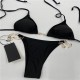 Fashion Bikini Designers G Chain black Women Swimsuits bikini set Multicolors Summer Time Beach Bathing suits Wind Swimwear