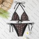 Women Designers Bikinis Set Bur Sexy Clear Strap Swimsuit Stars Shape Swimwear Ladies Bathing Suit Fashion Beach Clothes Summer Womens Biquini 22ss