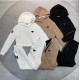 Women Tracksuits Two Pieces Sets Terry Hoodie Sweater Wool And Pants With Letters Size For Lady Slim Hoodies Knits Tracksuit Autunmn Winter Outwears S-L