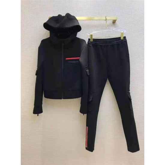 Women Tracksuits Jacket Sweater With Pants Trouse Sport Slim for Lady With Letters Zippers Spring Autumn Terry Tops Shirts Hoodie Sets