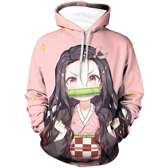 Men's Smooth Hoodie, Women's Soft Manga Pullover Anime Hooded Long Sleeve Lightweight Sweatshirt for Youth and Adult k6Ta#