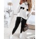 Designer women Grey patchwork tracksuits zipper print long sleeve hoodies tops+pants two piece set outfits casual jogging suits plus size clothes costume mujer