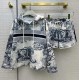 22ss women tracksuits spring and summer men suit fashion loose shoulder hooded sweater with classic shorts high quality tracksuit