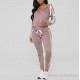 2pcs Hooded Casual Tracksuit Suits For Women Set Hoodies Sweatshirt+Sweatpants 2 Pieces Sets Women's Suit Sweatsuit Female