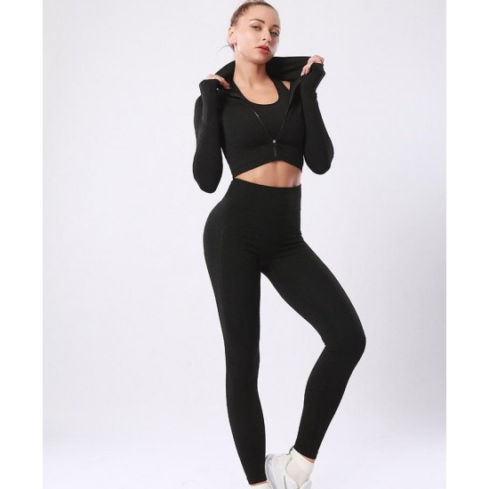 Tracksuits Fashion Seamless Designer Womens Tracksuit Yoga Suit Gym Leggings gymwear Fitness Sports wear outdoor set 2PCS bra outfits Indoor sport streetwear sets