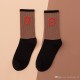 Men's Socks Mens Fashion Casual Cotton Breathable With 4 Colors Skateboard Hip Hop For Male