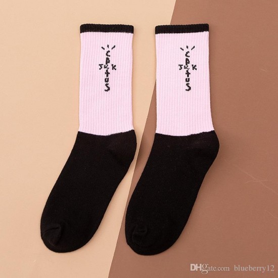 Men's Socks Mens Fashion Casual Cotton Breathable With 4 Colors Skateboard Hip Hop For Male