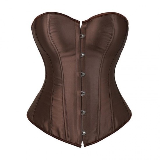 Women's Shapers Hirigin Corset Women Top Bustiers Waist Corsets Steampunk Overbust Vintage Belly Sheath Gothic Solid Underbust