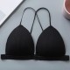 Bras Sexy Front Closure For Women Lingerie Cross Back Seamless Underwear Female Brassiere Wireless Bralette Push Up Bra Biustono