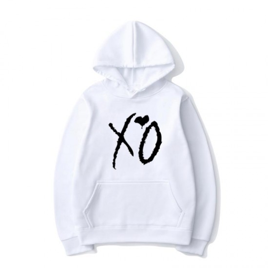 Men's Hoodies & Sweatshirts 2022 Oversized XO Fashion Print The Weeknd Streetwear Men Women Hoodie Harajuku Tops Tracksuits Clothing