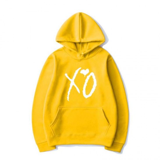 Men's Hoodies & Sweatshirts 2022 Oversized XO Fashion Print The Weeknd Streetwear Men Women Hoodie Harajuku Tops Tracksuits Clothing