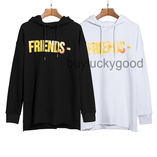 Factory Outlet Factory Outlet Brand Hoodie American street hip hop V flame big sweater Wang Yibo loose leisure West Coast hip WBQ2