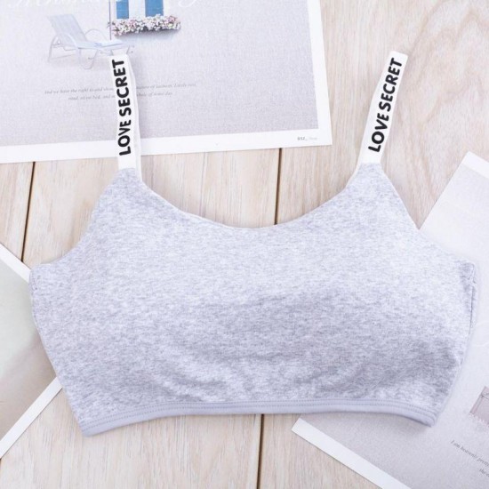 Camisoles & Tanks Sexy Seamless Removable Padded Bra Casual Letter Print Fitness Breathable Women 2021