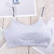 Camisoles & Tanks Sexy Seamless Removable Padded Bra Casual Letter Print Fitness Breathable Women 2021