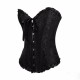 Gothic Embroidered Brocade Corset body lift shaper Bustier Bone Lace Up Steampunk Corset Sexy Corselet Strapless Overbust Slim 8111