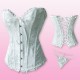 Gothic Embroidered Brocade Corset body lift shaper Bustier Bone Lace Up Steampunk Corset Sexy Corselet Strapless Overbust Slim 8111