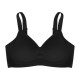 Hot selling one-piece comfortable soft thin traceless vest ice silk wireless seamless o-neck bra