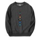 Men's Hoodies & Sweatshirts Planets Colour Sweatshhirt Hoodie Men Autumn Winter Warm Fleece Creative Design Funny Fitness Jumper Hoody