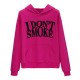 Correct version of Guochao brand 21 new donsmoke no smoking men's and women's loose hooded thin sweater