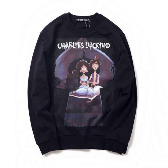 Hot Selling Trendy Brand Autumn and Winter New Cl Princess Sweater Tide Brand Men's Pure Cotton Women's Couple's Youth